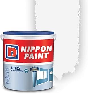 Nippon Paint Acrylic Latex Interior Primer (1 L, White)