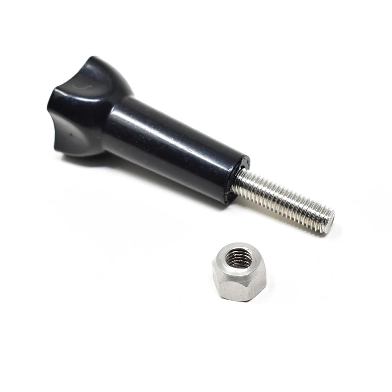Action Pro Stainless Steel Long Thumb Knob Bolt Nut Screw Compatible with GoPro 13 12 11 10 9 8 7 6 5 4, 4k Eken AKASO SJCAM DJI OSMO YI and Other Action Cameras