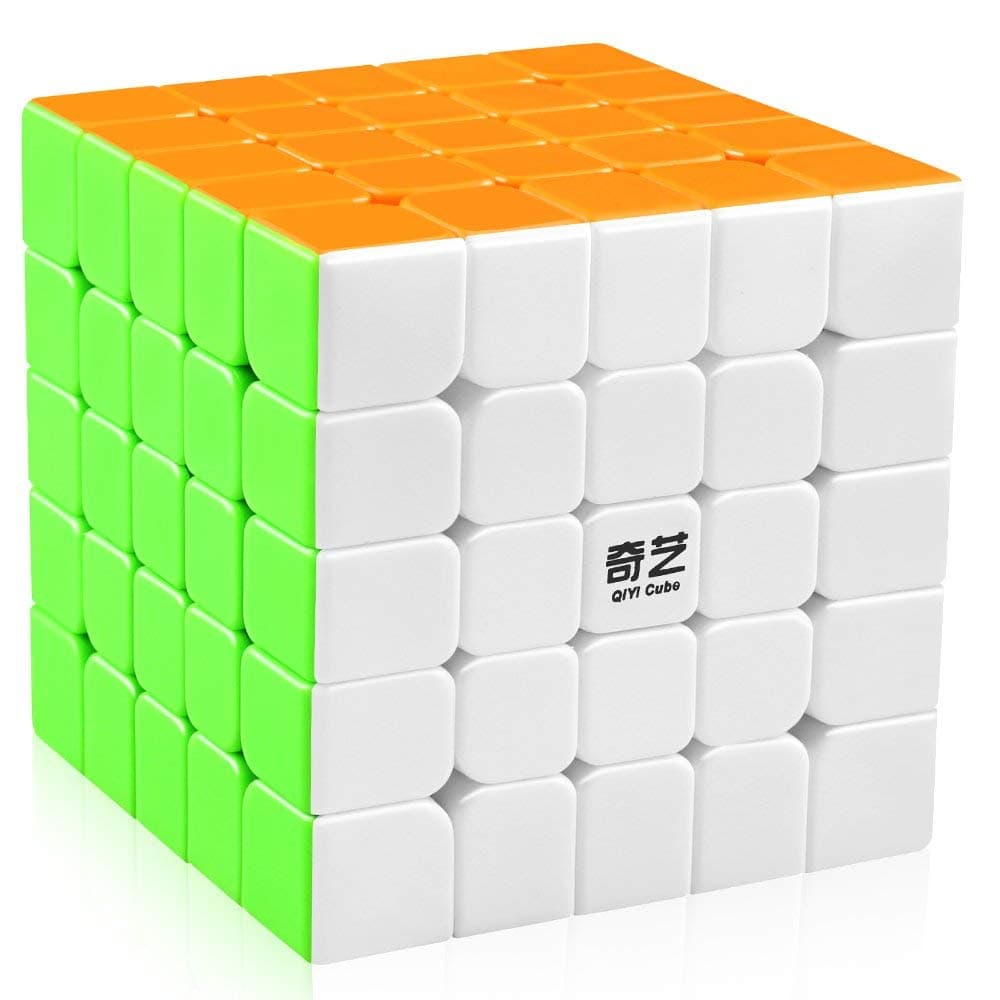 VestitiBello 5x5 Speed Cube Stickerless Magic Cube Puzzles Toys 62mm