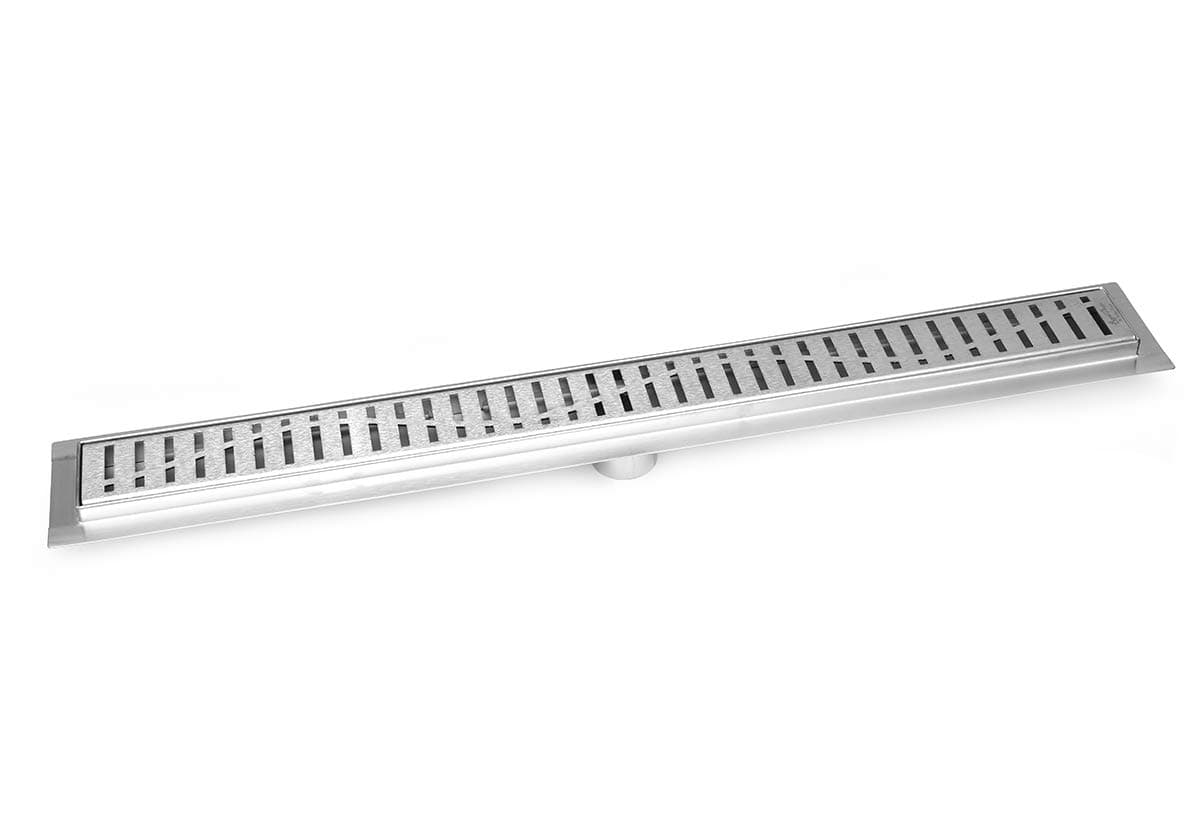 Serene Linear Shower Drains Wind stainless steel Luxurious line by Serene Steam include Hair Trap