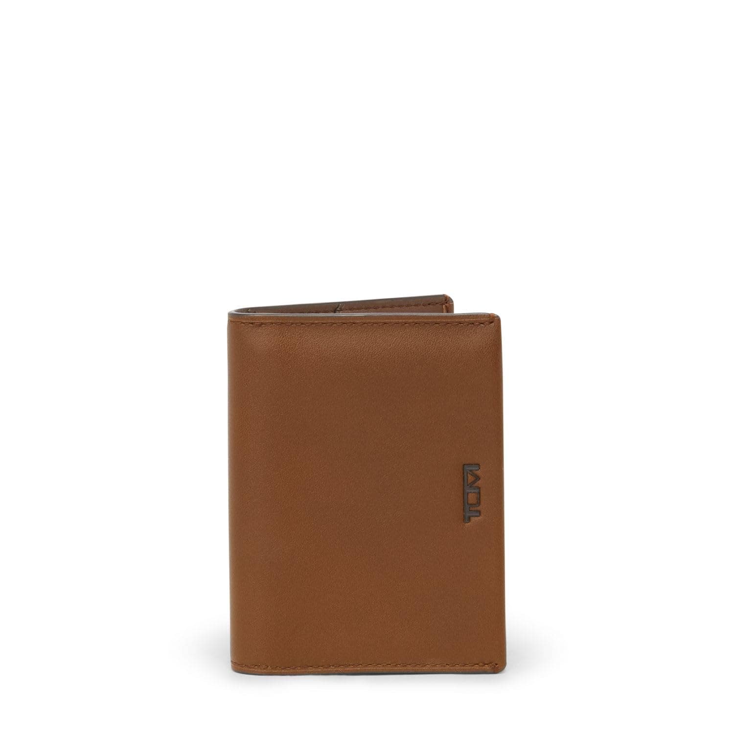 TUMI - Nassau L-Fold - Card Holder Wallet for Men & Women - With ID Window - Nappa Leather Material - Cognac