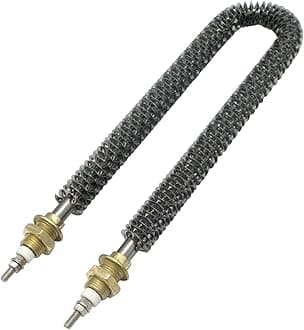 U Type M18/16 Electric Finned Tubular Heat Pipe,U-shape Fin Heating Element, U Type Tube, 220V 500W/800W/1000W/1200W (Color : 220V, Size : 800W 400L M18)