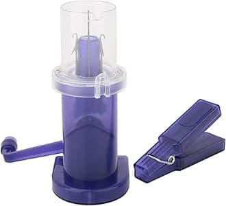 Akozon Hand Knitting Machine, Handoperated Knitting Machine Ice Bracelet Making Craft Bracelet Weave Tool DIY Household Hand Spool Knitter