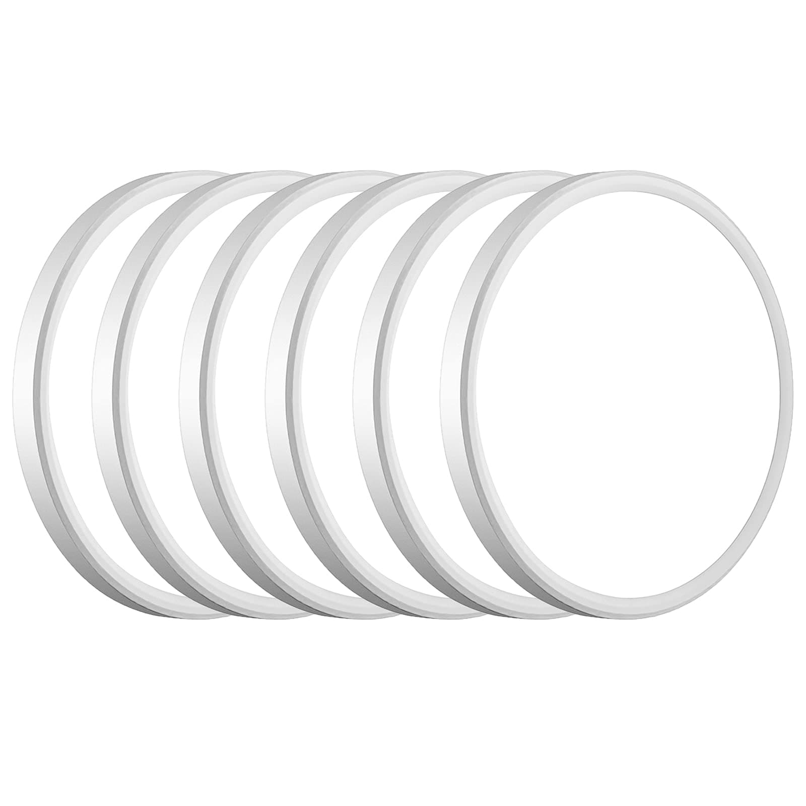 6PACK 3200lm LED Flush Mount Ceiling Light, Super Slim 12 inch LED Ceiling Light, 5000K Daylight LED Ceiling Light for Bedroom, Living Room, Dining Room, Garage and Office (White, Six Pack)