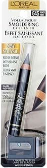 L’Oreal ParisVoluminous Smoldering Liner, Black [645] 0.09 oz (Pack of 3)