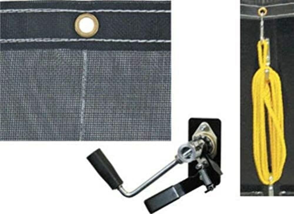 Buyers Products Dump Tarp Roller Kit - 7.5ft. x 12ft. Mesh Tarp, Model Number DTR7512