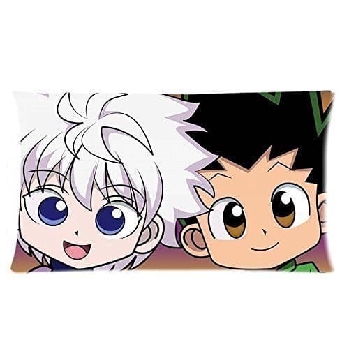 Custom Japanese Anime Cartoon HunterxHunter Killua And Gon Rectangular Pillow Case 20X36 Inches Creative Personalized Pillowcase Bedding Pillow Slips