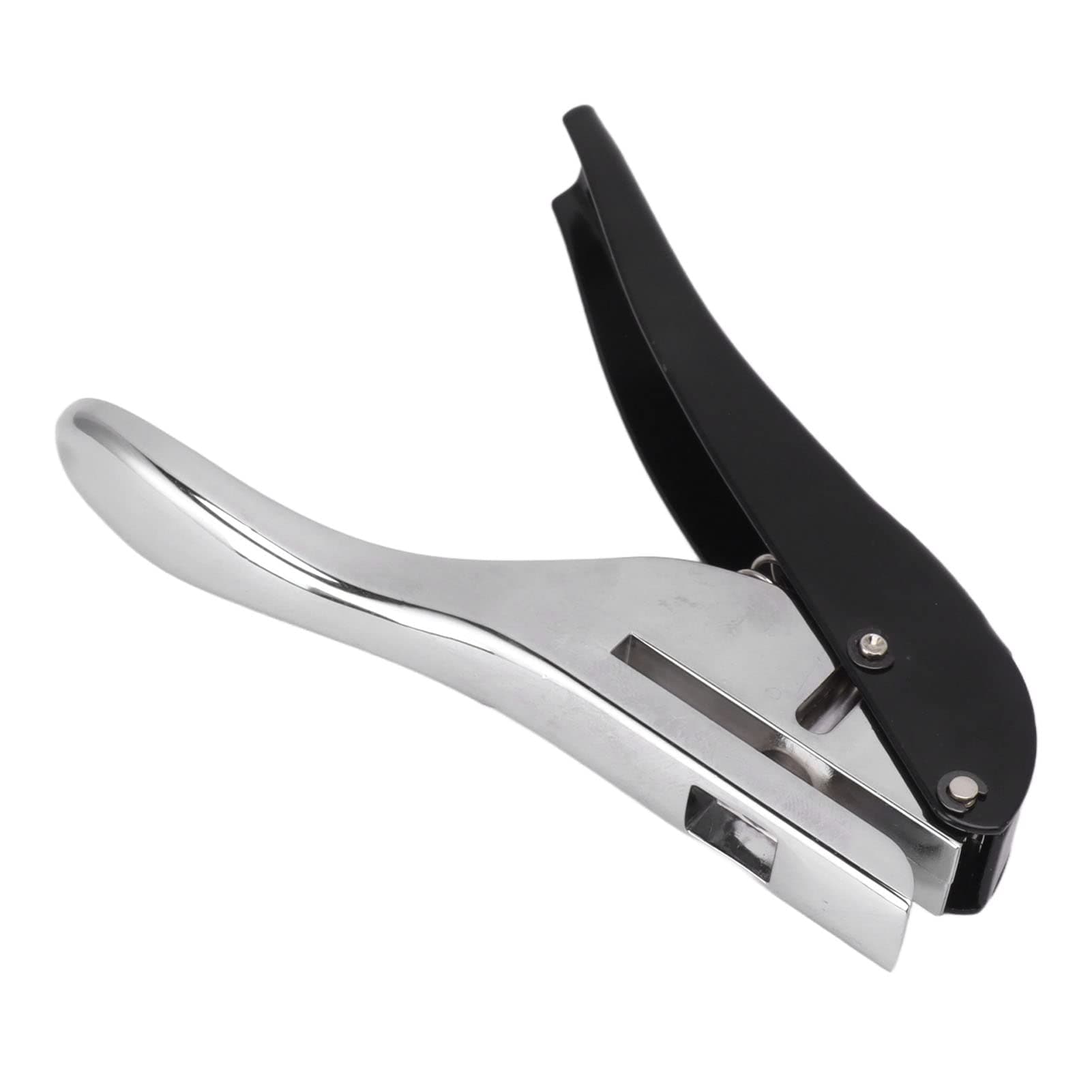 Hole Punch, Low Pressure 8mm Hole Punch Plier Accurate Positioning for Travel for Office (8mm / 0.3in Sealing Skin Punching Pliers, 2.8x8mm)