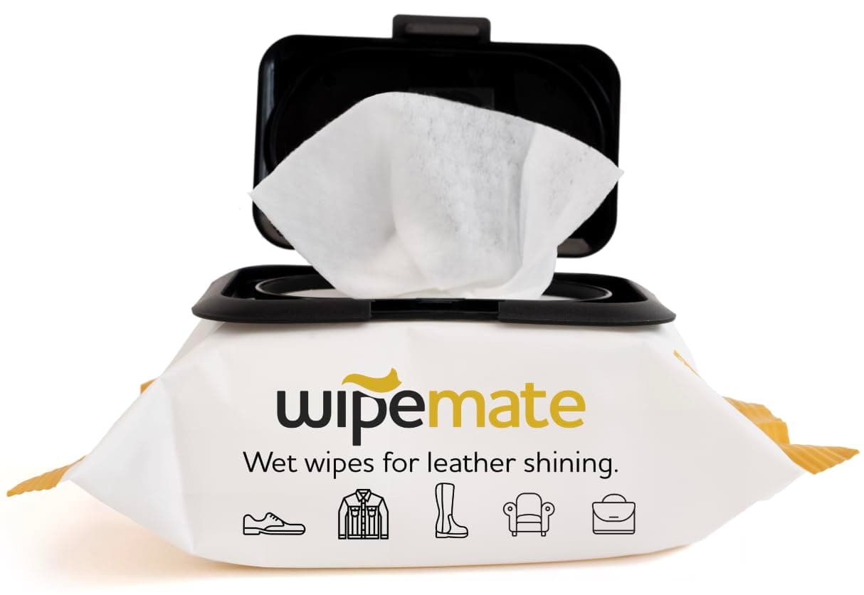 (2-Pack) Premium Leather Cleaning Wipes Leather Conditioner, Multi-Purpose Leather Wipes for Auto, Apparel, Furniture, Bags, Shoes/All Leather Accessories!