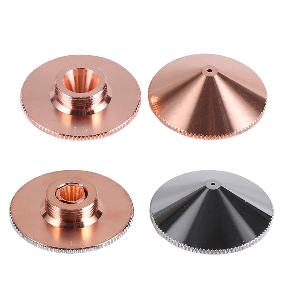 Startnow Laser Cutting Nozzle for Raytools Empower Head D32mm Fiber Laser Nozzle Double Single Layer 1.0 1.2 1.5mm (S32-A-15-D 10 PCS, Caliber 1.5mm)