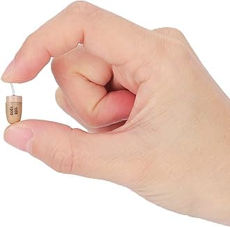 Invisible Earbuds,Mini Concealed Spy Earphone Hidden Spy Wireless Earpiece Headset with Microphone Detection for Mobile Phone