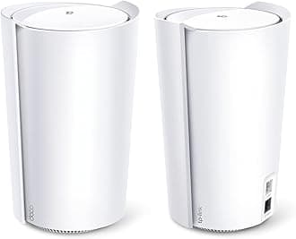 TP-LinkAX6600 Deco Tri-Band WiFi 6 Mesh System(Deco X90) - Covers up to 6000 Sq.Ft, Replaces Routers and Extenders, AI-Driven and Smart Antennas, 2-Pack
