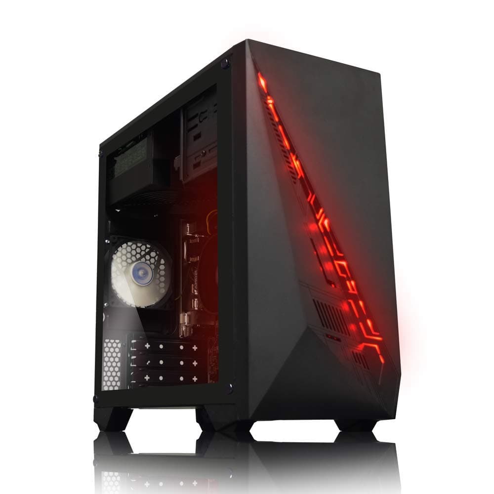 ADMI 3200G QUAD Core 4.0GHz Gaming PC: AMD VEGA 8 Graphics Asus A320 HDMI Motherboard / 16GB 2400MHz RAM / 1TB Hard Drive / 300mbps WiFi/RGB Case/No Operating System