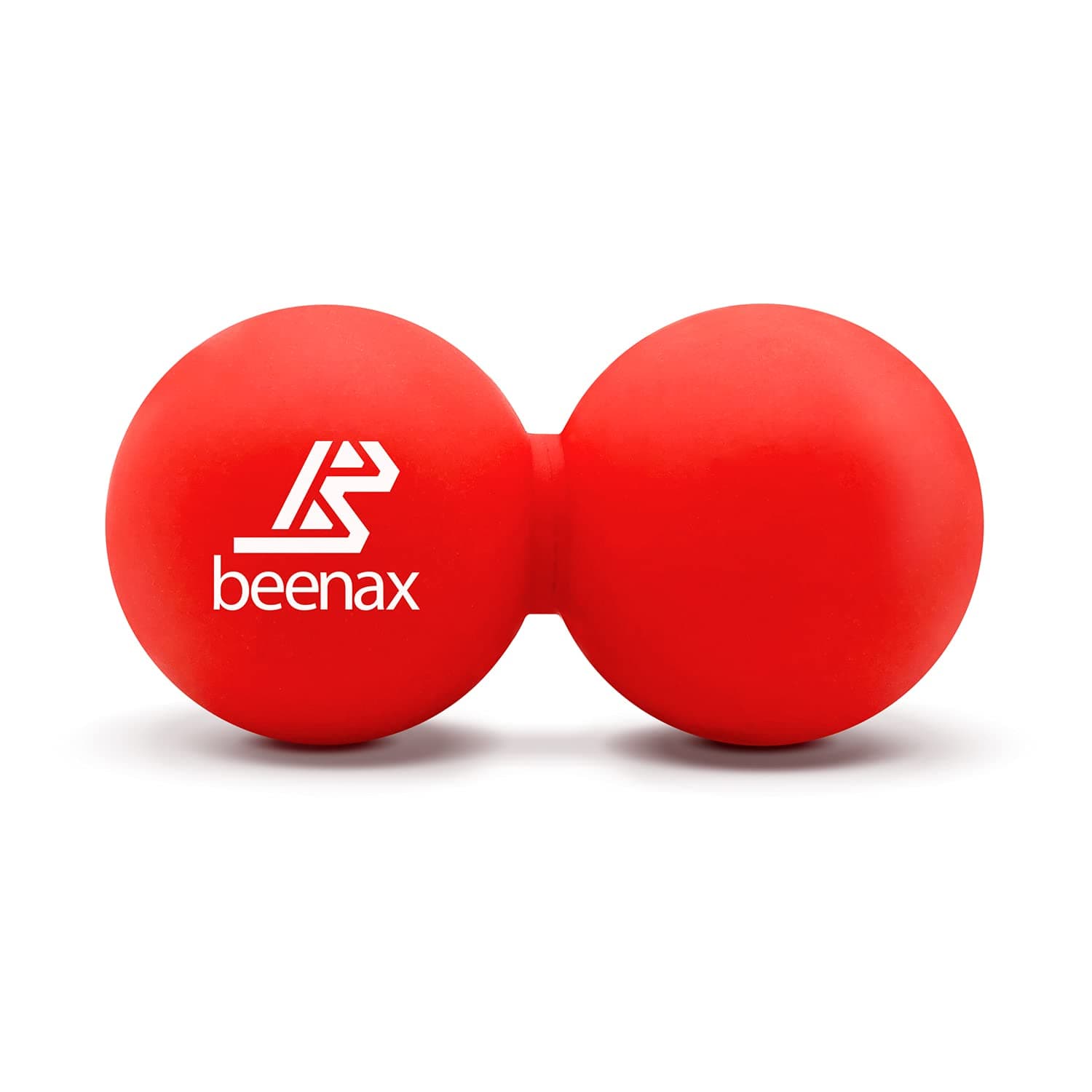 – Beenax Peanut Massage Ball - Double Lacrosse Ball - Perfect for Trigger Point Therapy, Myofascial Release, Deep Tissue Massage, Yoga - Designed to Relieve Stress and Relax Tight Muscles (Red)