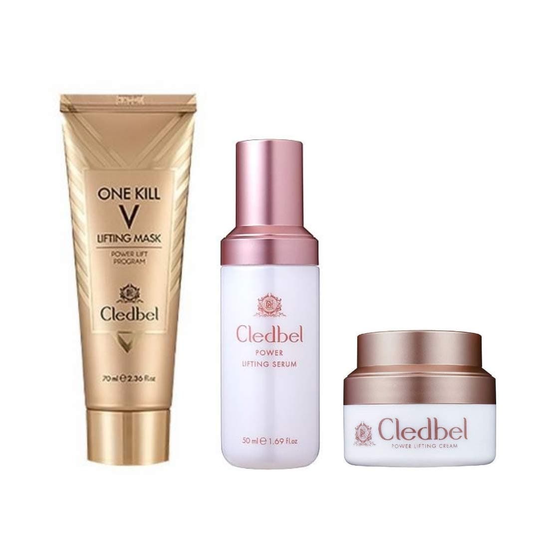 Lifting 3 Set [Power Lifting Serum + Power Lifting Cream + V One Kill Mask] Celdbel Lifting Set