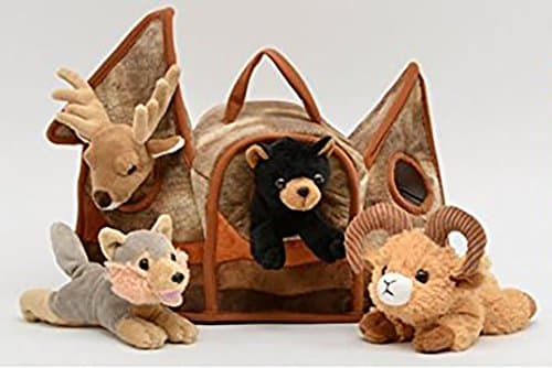 Unipak 12" Canyon House with Wolf, Bear, Deer, Sheep