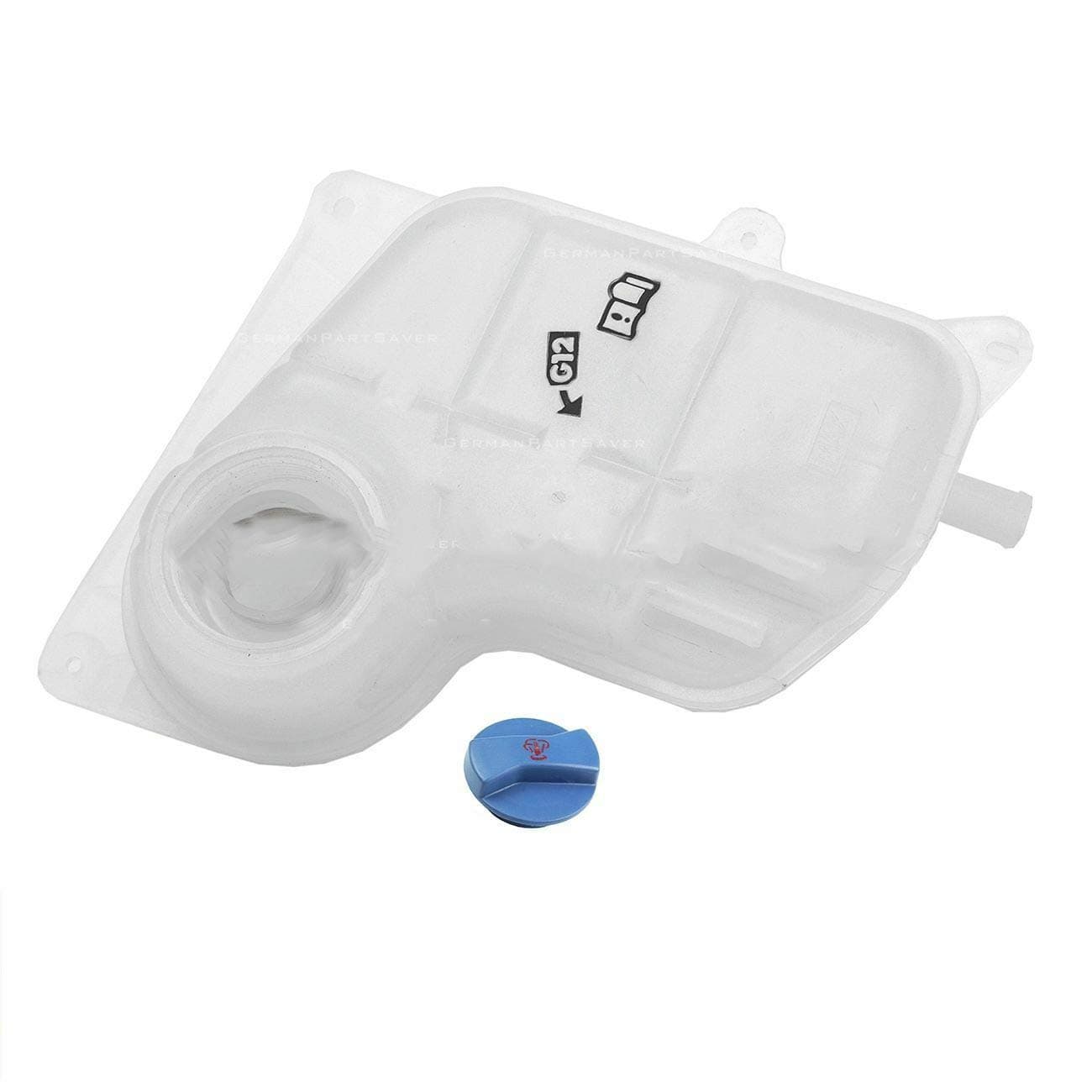 Winison Coolant Expansion Tank Reservoir w/Cap Replaceable for Passat A4 A6 8D0121403