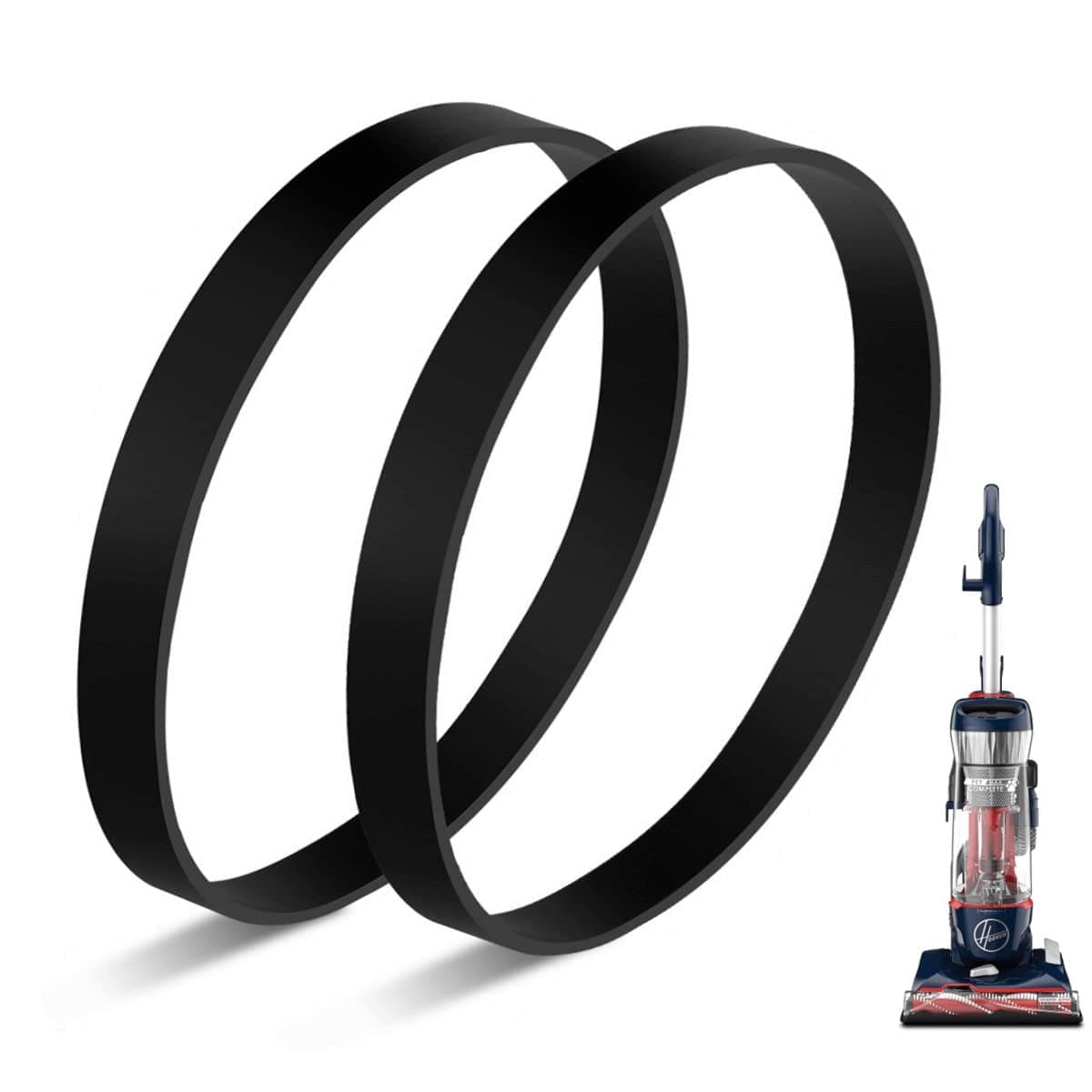 Replacement Belts for Hoover Pet Max Complete MaxLife Upright Vacuum Model UH74100, UH74110, UH74110M, UH74210 Series (Pack of 2)