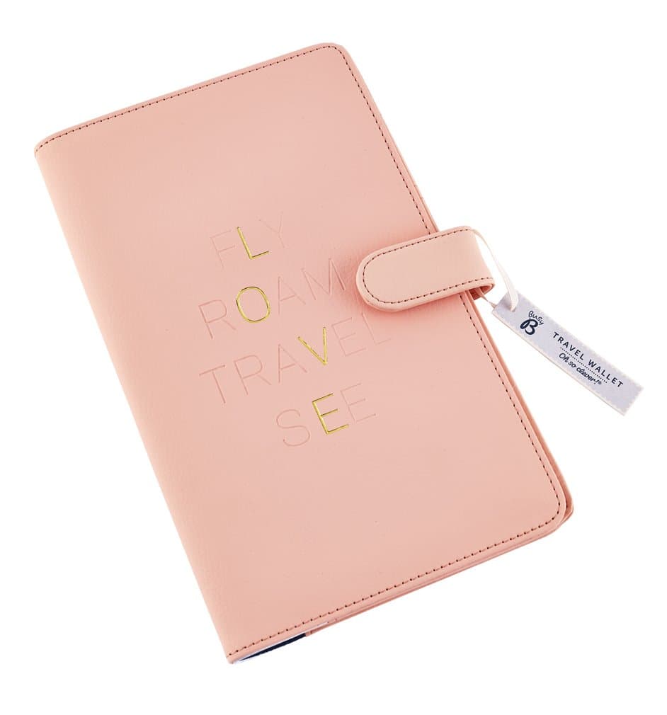 Busy B Travel Wallet with Space for Passports and Documents