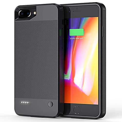 iPhone 8 Plus/7 Plus Battery Case, Maiphee Ultra Slim Portable Charging Case for iPhone 7 Plus(5.5 inch) with 3600mAh Capacity- Super Lightweight & Full Protective