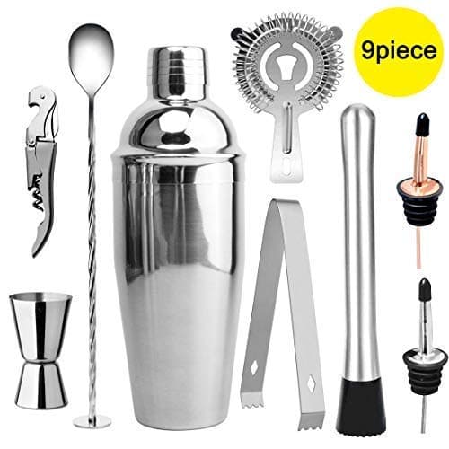 GMISUN Cocktail Shaker Set 9 Piece