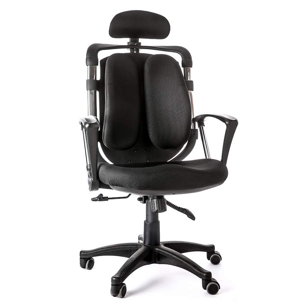 Ergonomic Office Swivel Desk Chair Executive Adjustable Headrest High-Back Mesh Task Gaming Computer Home Chair with Lumbar Support-Black