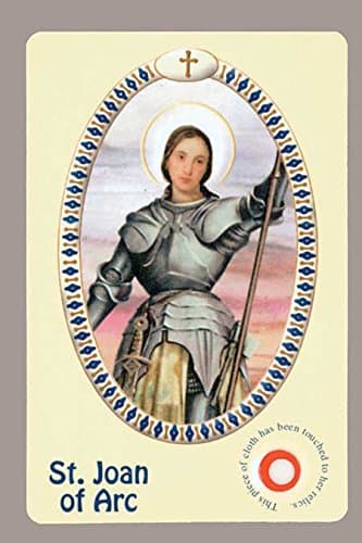 St. Joan of Arc Relic Card