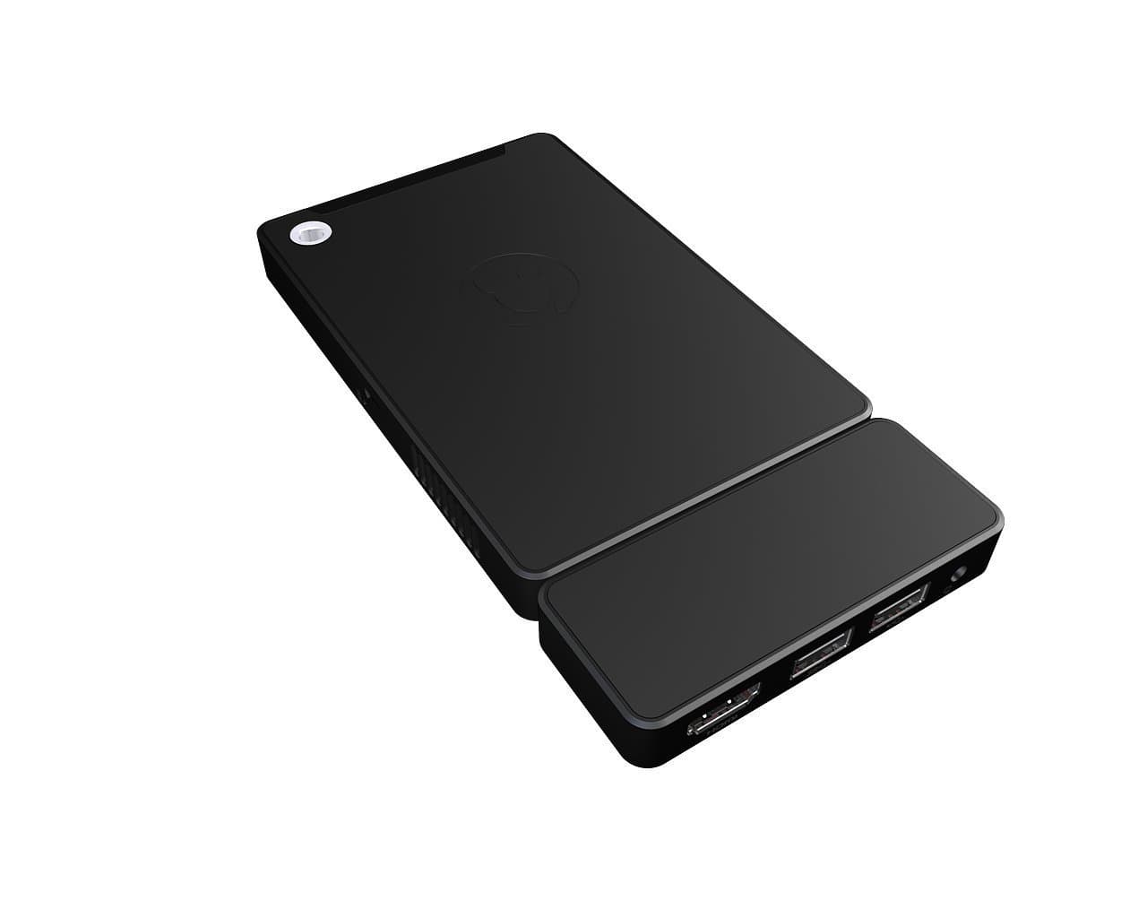 Kangaroo MD2B Mobile Desktop Computer Mini PC (Intel Atom, 2 GB RAM, 32 GB eMMC, Windows 10)