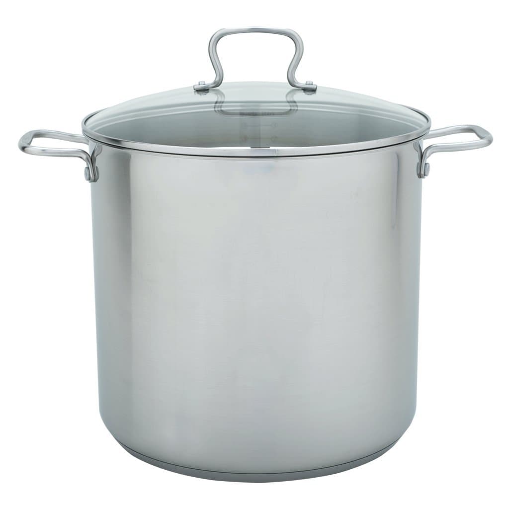 Range Kleen Stainless Steel Stock Pot with Lid, 20-Quart
