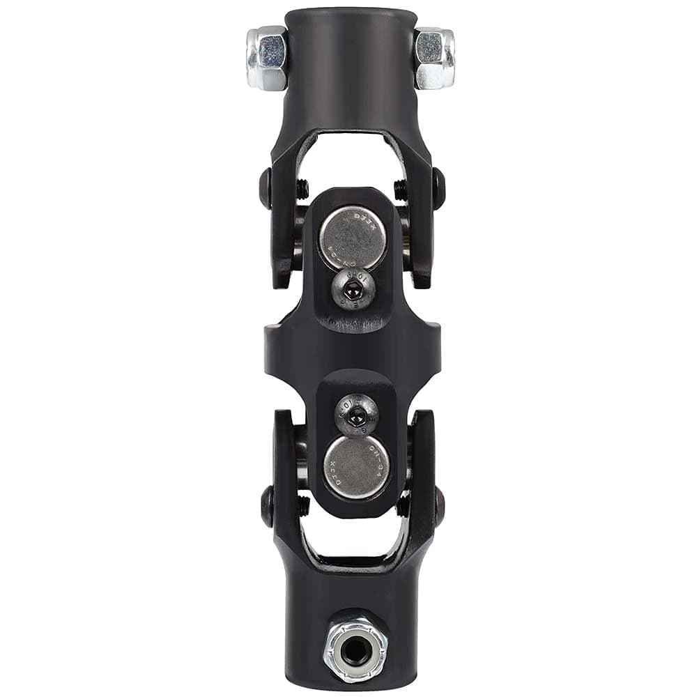 SCITOO 3/4" 36 Spline to 3/4" DD Steering Shaft Universal U-Joint Black Single, 96mm Working Angle 35 Degree