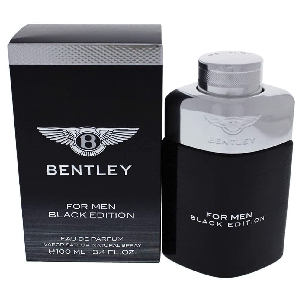 Bentley Black Edition Eau de Parfum for Men | Long Lasting Spicy Oriental Cologne | Luxury Designer Masculine Fragrance Spray | Bold Mysterious Mens Perfume | Premium Wear Scent | Gift for Him | 100ml