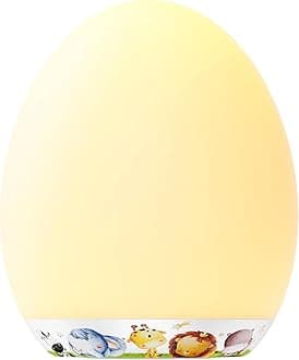 MediAcous Night Light for Kids & Babies - 7 Color LED Touch Lamp with Stepless Dimming for Nursery & Bedroom