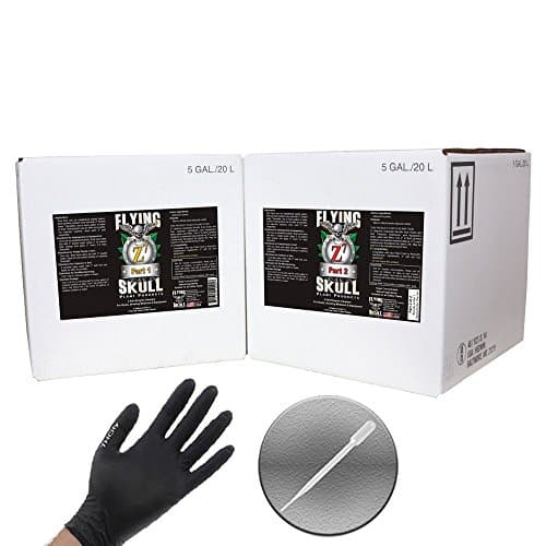 FLYING SKULL Z7 ENZYME CLEANSER PART 1 & 2 BUNDLE + THCiTY GLOVES & PIPETTE - 5 Gallon Each