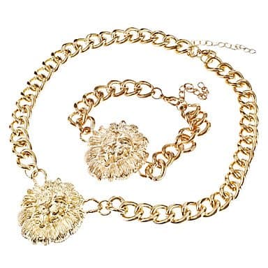 Lion Head Set Princess Fashion