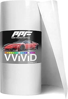 VViViD High Gloss Paint Protection Film (PPF) 12" x 121" inch Self Healing Wrap Guard