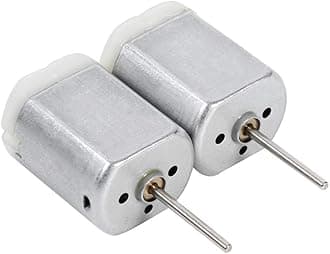 Car Door Lock Actuator Motor 12V DC 22mm D Spindle Shaft Car Door Lock Motor Power Locking Repair Engine FC-280SC-20150, 1 Pair