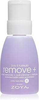 ZOYA Remove Plus 3 in 1 Formula - Liquid Polish Remover, Nail Cleaner, Nail Prep, 8 Fl Oz