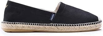 VISCATA Sitges Espadrille Canvas Spain Handmade Men's Shoes with Breathable Organic Cotton Canvas 100% Natural Jute Midsole and Durable Rubber Sole for All Casual Occasions