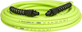 Flexzilla Pro Air Hose, 1/4 in. x 25 ft., Heavy Duty, Lightweight, Hybrid, ZillaGreen - HFZP1425YW2