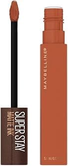 Maybelline New York SuperStay Matte Ink Liquid Lipstick, Coffee Edition, Caramel Collector, 0.17 Ounce