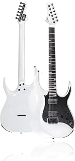 M800 Smart Electric Guitar Kit With Effects, Practice Guitar Intelligent System With HH Pickup, 80s Loop, 40 Drummer, 10H Bettaty Life, 6 Strings, Right Hand