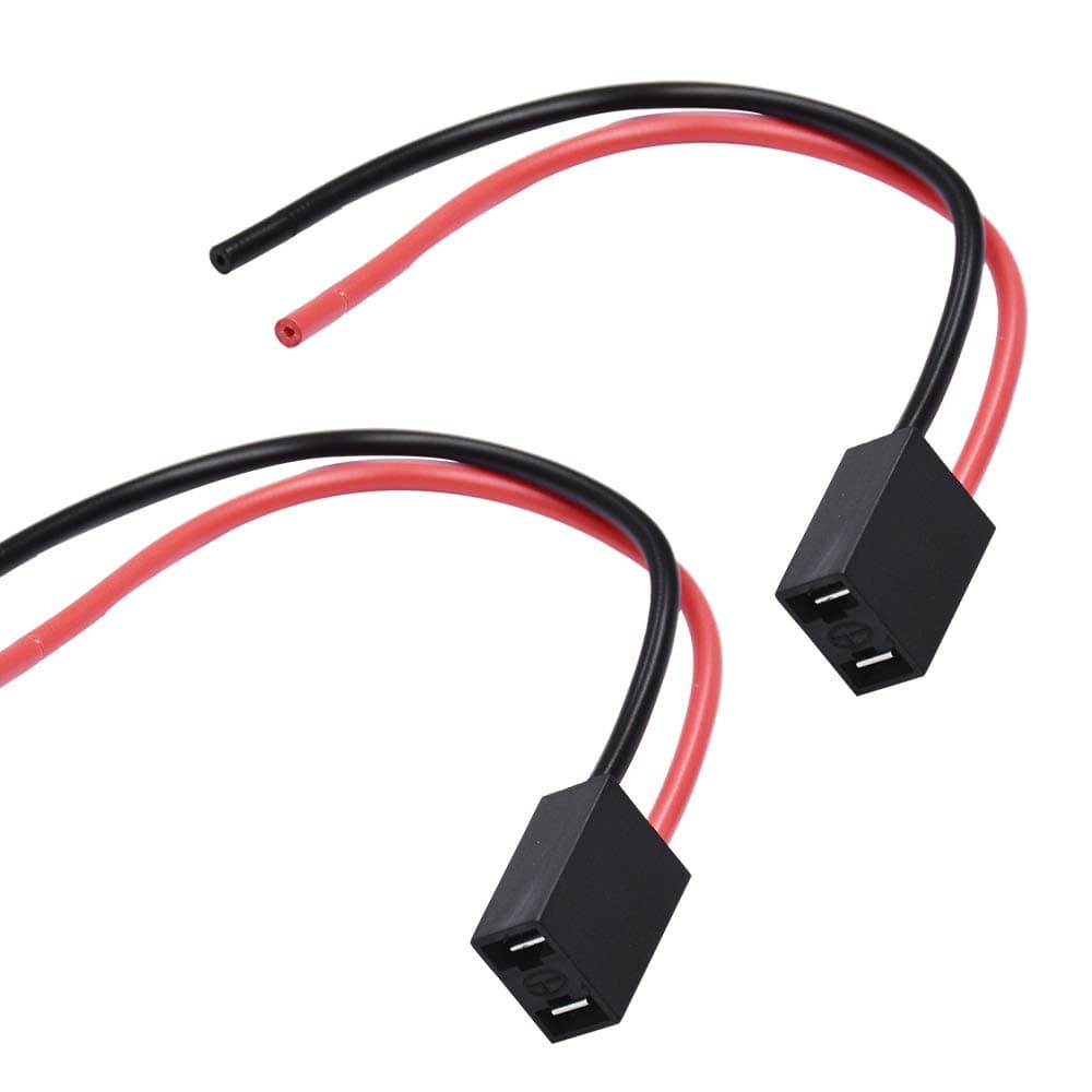 H7 Female Wire Connector Pigtail for LED Headlight Socket Wiring Harness Replacement Kit 2 Pack