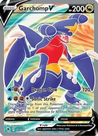 Garchomp V - 178/189 - Full Art Ultra Rare - Sword & Shield - Astral Radiance