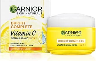 Skin Naturals Bright Complete Vitamin C Serum UV Cream Vitamin C Day Cream for Sun Protection and Skin Brightening - Suitable For all Skin Types, 45g