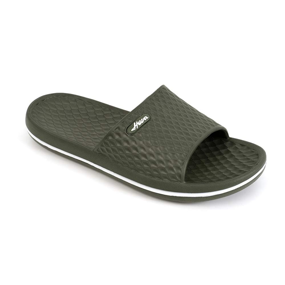 FUNKYMONKEY Men's Shower Slides - Non Slip Quick Drying Sandals for Men – Lightweight Pool Beach Bathroom Slippers Indoor Outdoor