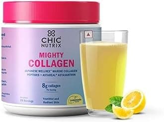 - Marine Collagen Supplements Powder for Women & Men | 8000mg Japanese Marine Collagen Peptides, Vitamin C & AstaReal Astaxanthin | Zero Sugar, Fast Absorption & No Fishy Aftertaste | Lemonade Flavour