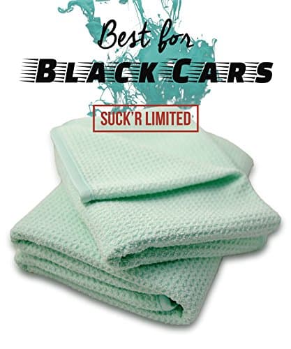 HIHOTO Car Towels_Waffle Weave Drying Microfiber Towels_(Pack of 2) Car Wash Towels for Drying Automotive_5X Absorbent Chamois Shammy_SimpleSweet Cloths for Cars