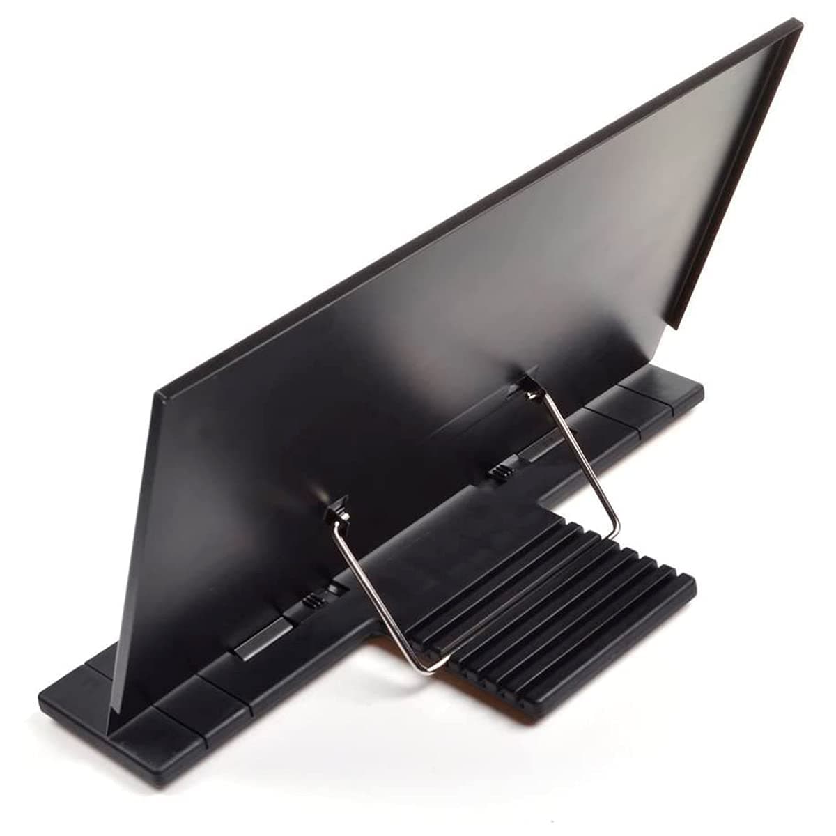 Desk Book Holder For Books, Documents, Laptops, iPads, Cookbooks, And So On - Foldable And Portable Book Stand For All Tables And Desks – Angle Adjustable Book Holder
