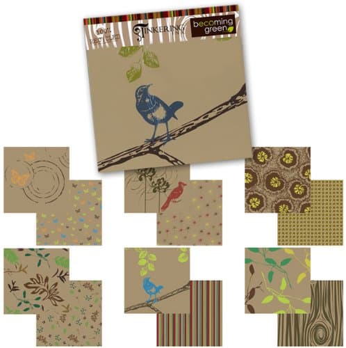 Becoming Green 12" x 12" Scrapbook Paper Pack (BGKIT)