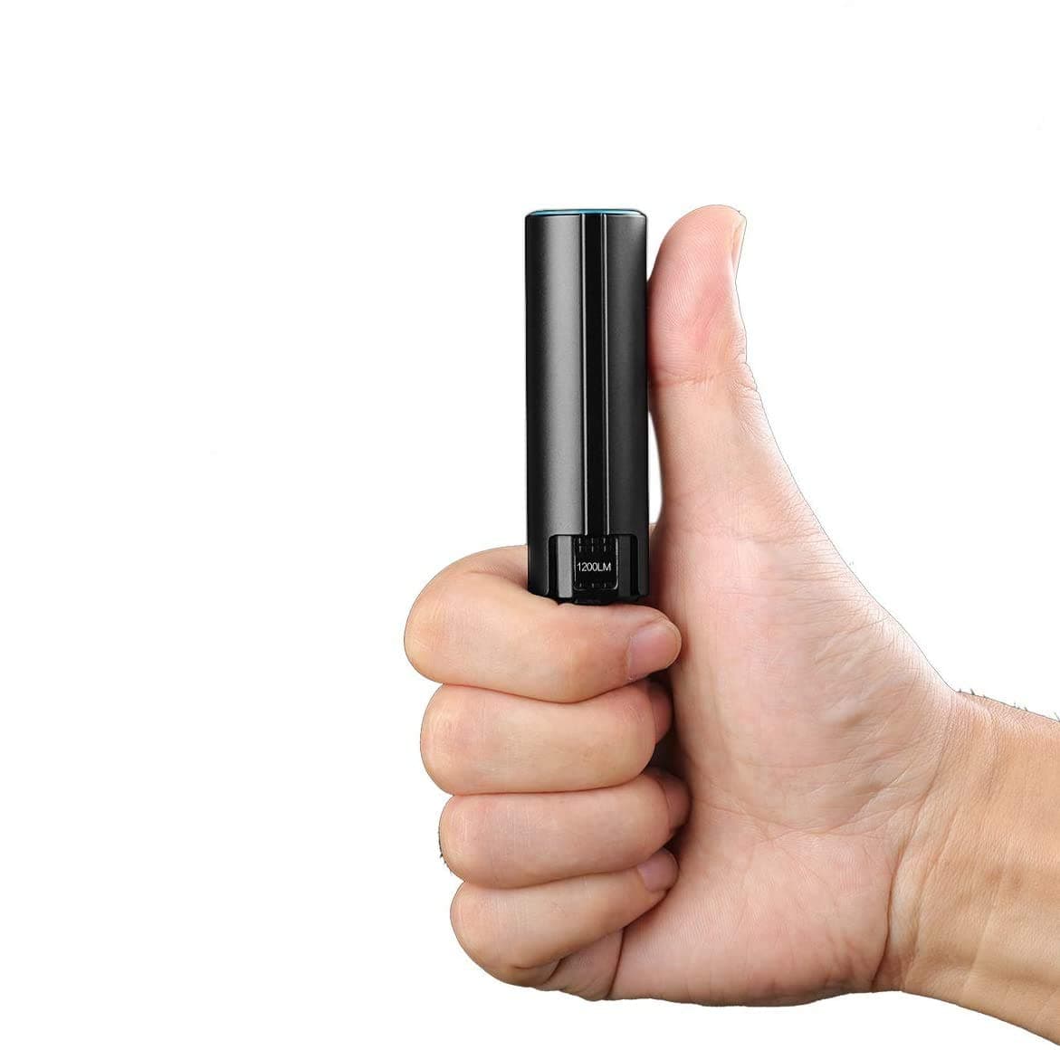 IMALENT LD10 Mini Torch EDC Flashlight 1200 Lumen IPX8 Waterproof CREE XHP HI LED USB Rechargeable Flashlights 6 Lighting Modes with a Multi-Function Display